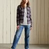 Superdry CLASSIC - Button-down Blouse - Hatton Check Navy