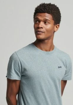 Superdry VINTAGE LOGO MICRO - Basic T-shirt - Coastal Blue Grit -Superdry Shop 164354aaddb445df982d440900e5e398