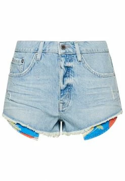 Superdry VINTAGE RISE CUT OFF - Denim Shorts - Light Indigo Vintage -Superdry Shop 16454c5b862645febbf8d4ff44196df0