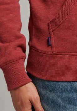 Superdry LOGO EMBROIDERED - Hoodie - Rhubarb Marl -Superdry Shop 164c3fab70d04ccb9700c636460aac8f