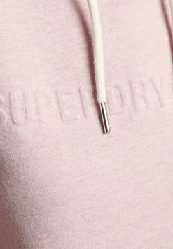 Superdry VINTAGE CORPORATE LOGO - Hoodie - Soft Pink Marl -Superdry Shop 1667b649bdfb47708ef2abae91715efa