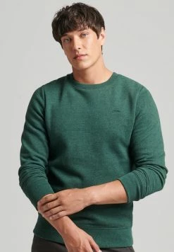 Superdry VINTAGE - Sweatshirt - Campus Green Marl