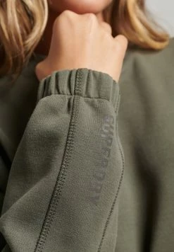 Superdry CODE TECH - Sweatshirt - Dark Moss -Superdry Shop 172226504c6f40a4af4dfbfb5dd229c4