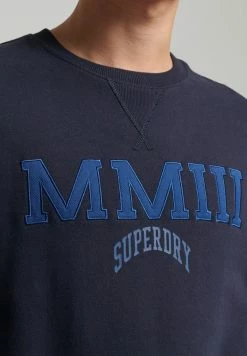 Superdry VARSITY ARCH - Sweatshirt - Deep Navy -Superdry Shop 17582428e68e448bb61b1f4cd143e7bd