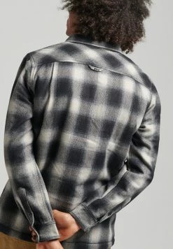 Superdry MILLER - Shirt - Onyx Check -Superdry Shop 17644765d6d2496689718c0e4668d5b0