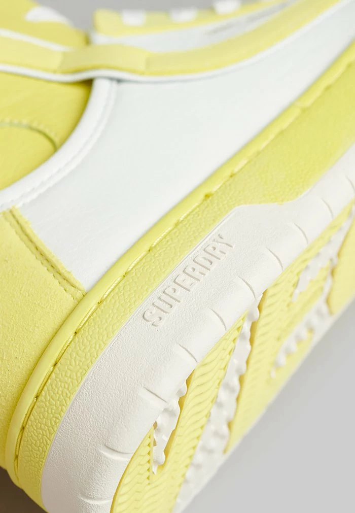 Superdry VINTAGE VEGAN BASKET - High-top Trainers - White Lime 5 Superdry VINTAGE VEGAN BASKET - High-top Trainers - White Lime - Image 5