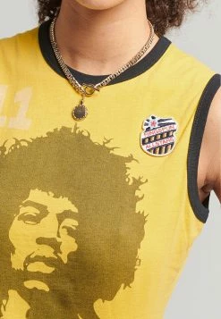 Superdry ALLSTARS JH GRAPHIC - Top - Springs Yellow -Superdry Shop 177ebf939ab045088cce2f9c927ebc92