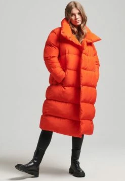 Superdry Winter Coat - Volcanic Lava Orange