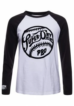 Superdry RAGLAN - Long Sleeved Top - Optic 7 Superdry RAGLAN - Long Sleeved Top - Optic -Superdry Shop 17db842a692149f98530628ff1275eb0