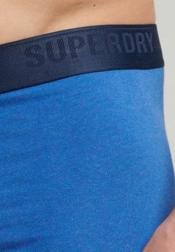 Superdry 3 PACK - Pants - Navy Bright Blue Mazarine