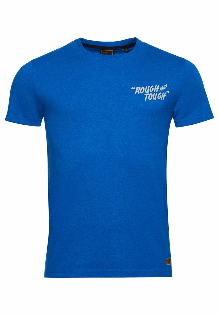 Superdry WORKWEAR GRAPHIC STANDARD - Print T-shirt - Blue Bottle Marl 4 Superdry WORKWEAR GRAPHIC STANDARD - Print T-shirt - Blue Bottle Marl - Image 4