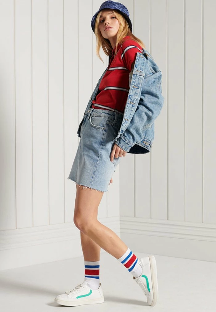 Superdry Denim Skirt - Florence Light Vintage 1 Superdry Denim Skirt - Florence Light Vintage