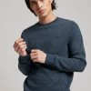 Superdry VINTAGE LOGO CREW - Sweatshirt - Vintage Navy Marl