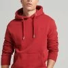 Superdry LOGO EMBROIDERED - Hoodie - Track Red Marl