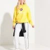 Superdry APPLIQUE OVERSIZED - Hoodie - Nautical Yellow