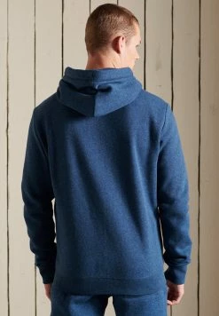 Superdry Zip-up Sweatshirt - Bright Blue Marl -Superdry Shop 196d58e5d8194054bef06d8c39b918e4
