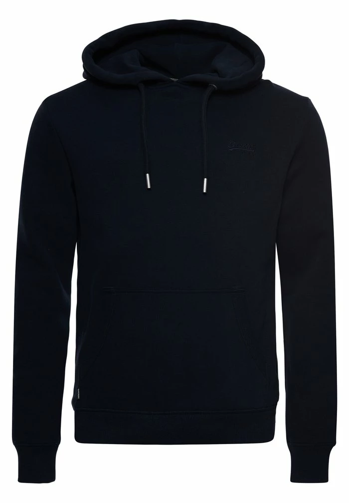 Superdry VINTAGE LOGO EMBROIDERED - Hoodie - Eclipse Navy 4 Superdry VINTAGE LOGO EMBROIDERED - Hoodie - Eclipse Navy - Image 4