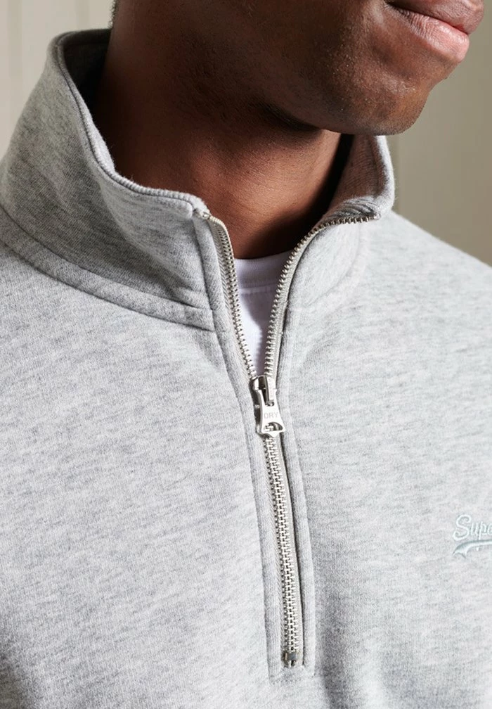 Superdry Sweatshirt - Athletic Grey Marl 3 Superdry Sweatshirt - Athletic Grey Marl - Image 3
