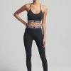 Superdry TRAIN BRANDED ELASTIC - Leggings - Trousers - Black