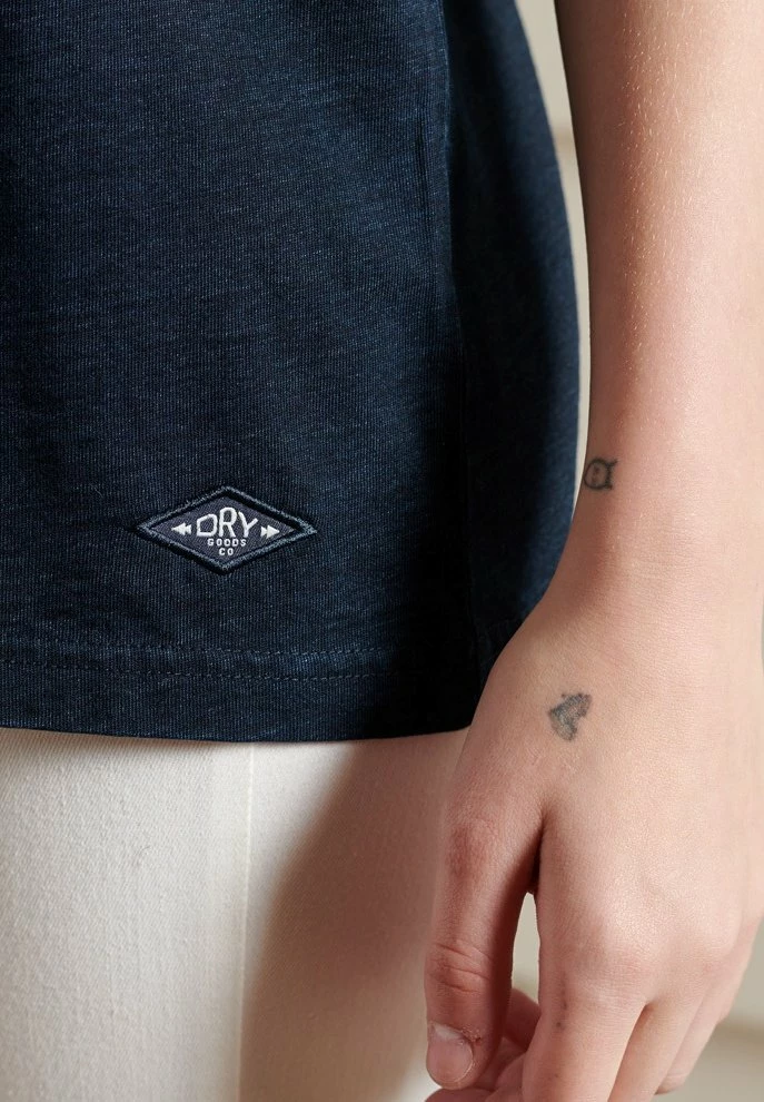 Superdry VINTAGE INDIGO - Print T-shirt - Indigo Rinse Wash 3 Superdry VINTAGE INDIGO - Print T-shirt - Indigo Rinse Wash - Image 3