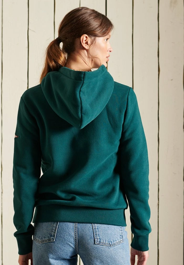 Superdry VINTAGE LOGO - Hoodie - Pine 2 Superdry VINTAGE LOGO - Hoodie - Pine - Image 2