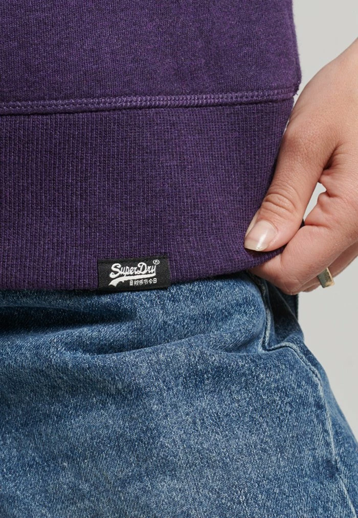 Superdry VINTAGE LOGO CREW - Sweatshirt - Royal Purple Marl 3 Superdry VINTAGE LOGO CREW - Sweatshirt - Royal Purple Marl - Image 3