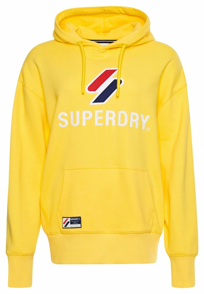 Superdry APPLIQUE OVERSIZED - Hoodie - Nautical Yellow 5 Superdry APPLIQUE OVERSIZED - Hoodie - Nautical Yellow - Image 5