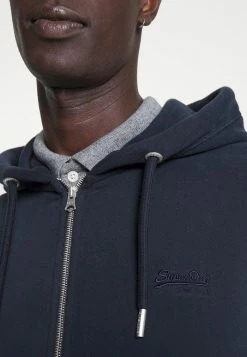 Superdry VINTAGE LOGO ZIPHOOD - Zip-up Sweatshirt - Eclipse Navy -Superdry Shop 1a3f9ff6c7034e2a9b134e6536d38cfa