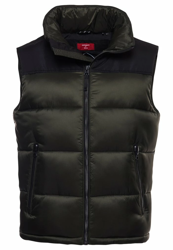 Superdry Waistcoat - Dark Moss 6 Superdry Waistcoat - Dark Moss - Image 6