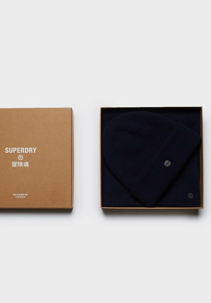 Superdry SET 2-IN-1 - Scarf - Eclipse Navy 3 Superdry SET 2-IN-1 - Scarf - Eclipse Navy - Image 3