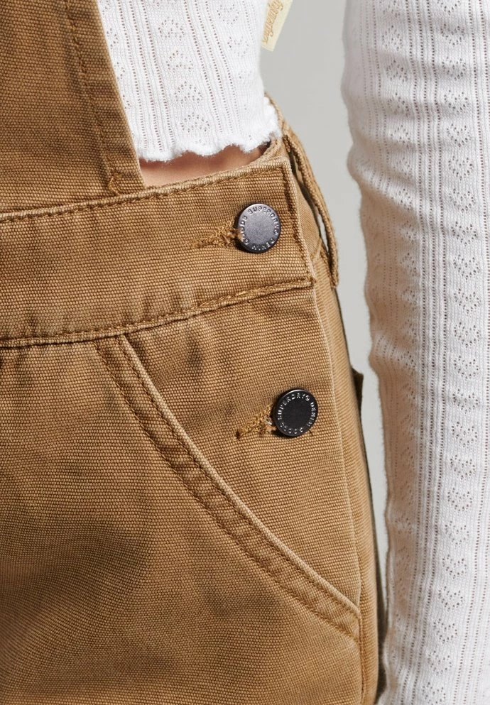 Superdry CARPENTER - Dungarees - Sandstone 4 Superdry CARPENTER - Dungarees - Sandstone - Image 4