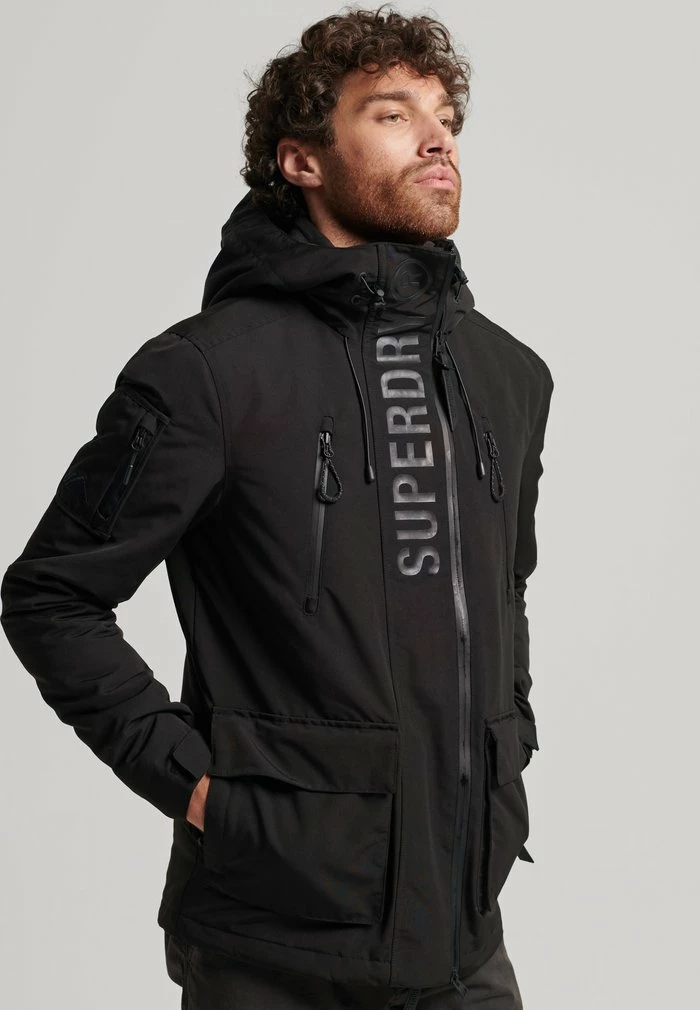 Superdry ULTIMATE SD WINDCHEATER - Outdoor Jacket - Jet Black Black 1 Superdry ULTIMATE SD WINDCHEATER - Outdoor Jacket - Jet Black Black