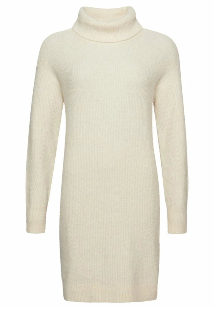 Superdry ROLL NECK - Jumper Dress - Cream 5 Superdry ROLL NECK - Jumper Dress - Cream - Image 5