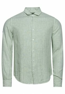 Superdry LONG SLEEVE - Shirt - Greenstone -Superdry Shop 1b3330c0d35c490d82987e864b8a544c