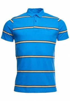 Superdry ACADEMY STRIPE - Polo Shirt - Neptune Blue Stripe -Superdry Shop 1bf46e21c60a4dd2ad7bc0d237a981c1