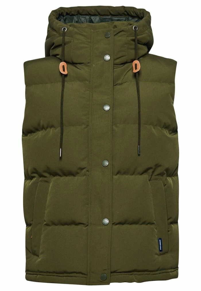 Superdry EVEREST - Waistcoat - Surplus Goods Olive 5 Superdry EVEREST - Waistcoat - Surplus Goods Olive - Image 5