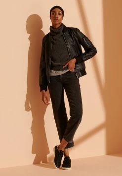 Superdry Straight Leg Jeans - Wolcott Black Stone