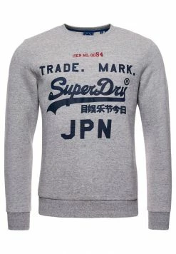 Superdry Sweatshirt - Athletic Grey Marl -Superdry Shop 1c0f576a7f4d4e5ea169588061d3ab4e