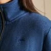 Superdry Zip-up Sweatshirt - Bright Blue Marl
