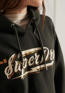 Superdry Hoodie - Washed Black -Superdry Shop 1c4d1b5f4ae24993a2a914ea8b9d21cf