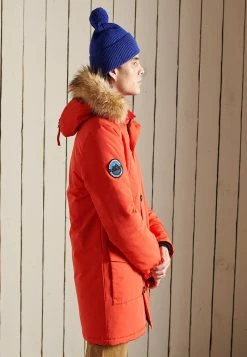Superdry EVEREST - Winter Coat - Bold Orange -Superdry Shop 1c82d6ebec754ed3b1c1b9273ae4256c