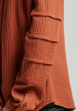 Superdry PENNY - Button-down Blouse - Burnt Orange -Superdry Shop 1cbbbef0e72b4485872b3383a2e83728