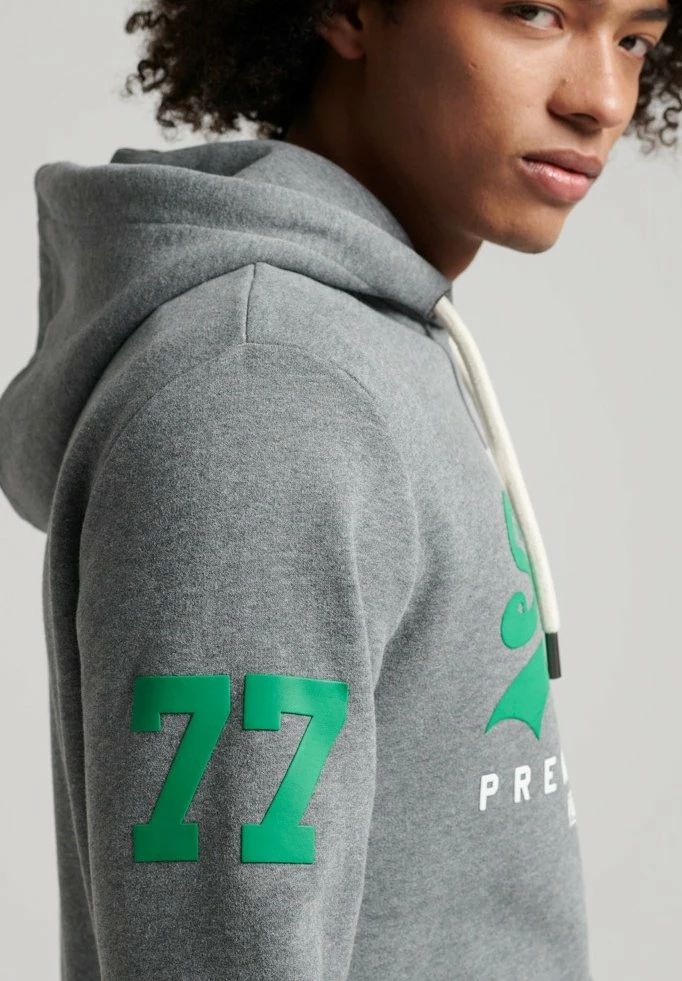 Superdry VINTAGE LOGO CLASSIC - Sweatshirt - Charcoal Grey Marl 3 Superdry VINTAGE LOGO CLASSIC - Sweatshirt - Charcoal Grey Marl - Image 3