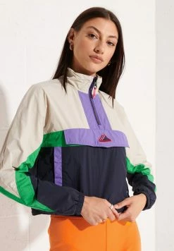 Superdry TRACK OVERHEAD - Light Jacket - Deep Navy