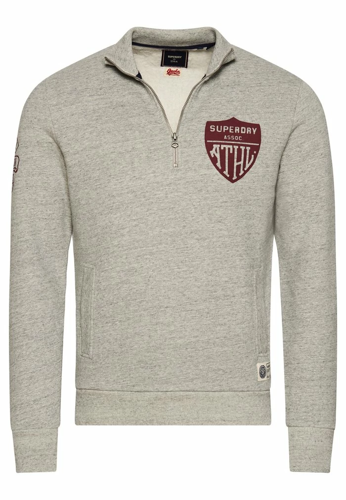 Superdry VINTAGE ATHLETIC - Sweatshirt - Athletic Grey Marl 6 Superdry VINTAGE ATHLETIC - Sweatshirt - Athletic Grey Marl - Image 6