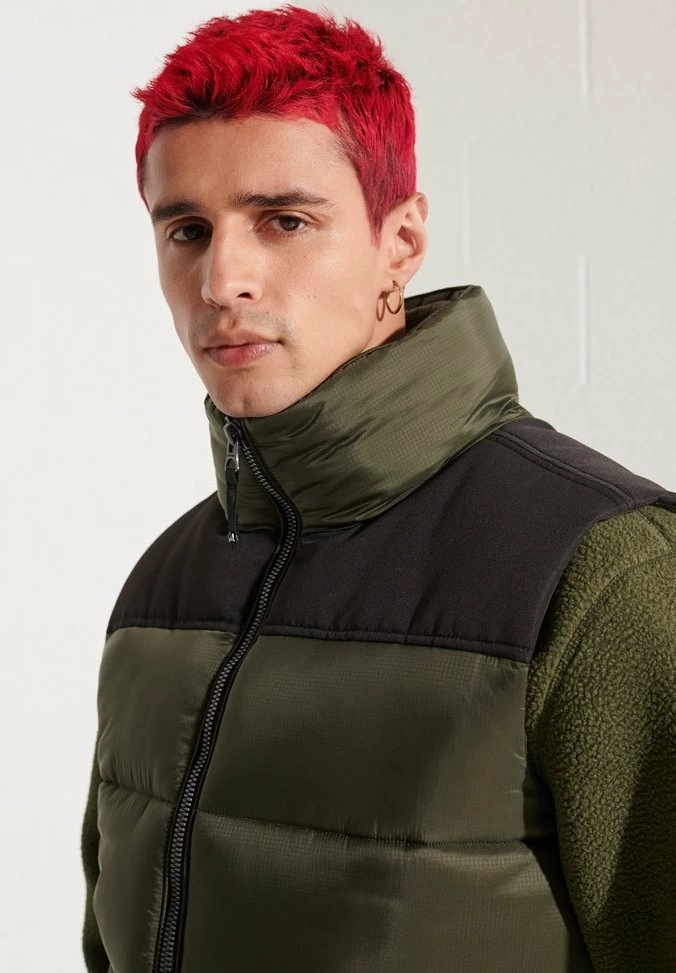 Superdry Waistcoat - Dark Moss 5 Superdry Waistcoat - Dark Moss - Image 5