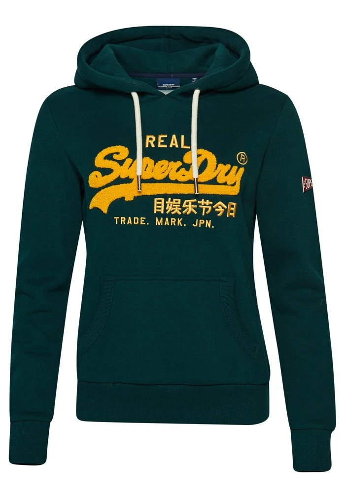 Superdry VINTAGE LOGO - Hoodie - Pine 5 Superdry VINTAGE LOGO - Hoodie - Pine - Image 5