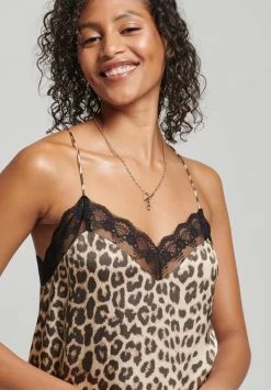 Superdry TRIM MINI SLIP - Day Dress - Natural Leopard -Superdry Shop 1d897cacf6d5430cb96c96e01b0f9551