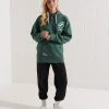 Superdry CODE APPLIQUE OVERSIZED - Sweatshirt - Enamel Green Marl