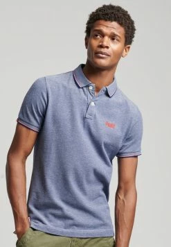 Superdry POOLSIDE - Polo Shirt - Royal